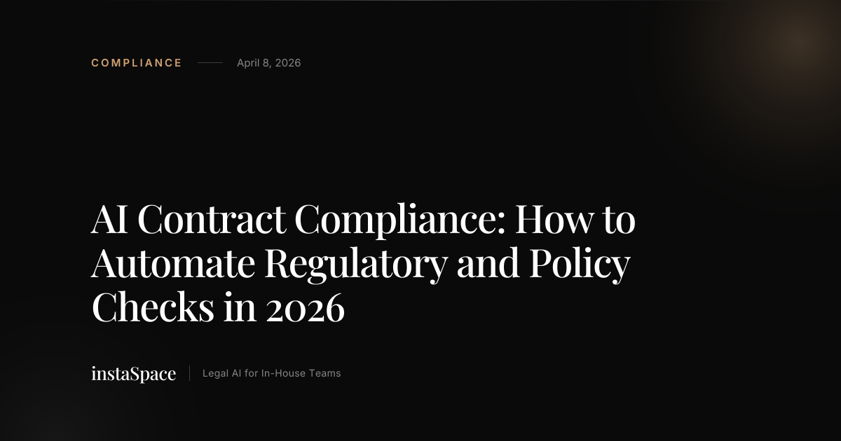 AI Contract Compliance: How to Automate Regulatory and Policy Checks in ...